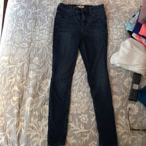 Dark blue skinny jeans from free people